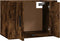 vidaXL - Tv-wandmeubel - 57x34,5x40 - cm - gerookt - eikenkleurig