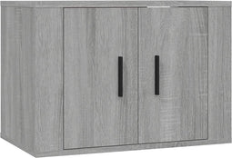 vidaXL - Tv-wandmeubel - 57x34,5x40 - cm - grijs - sonoma - eikenkleurig