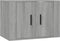 vidaXL - Tv-wandmeubel - 57x34,5x40 - cm - grijs - sonoma - eikenkleurig