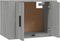vidaXL - Tv-wandmeubel - 57x34,5x40 - cm - grijs - sonoma - eikenkleurig