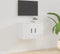 vidaXL - Tv-wandmeubel - 57x34,5x40 - cm - hoogglans - wit
