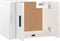 vidaXL - Tv-wandmeubel - 57x34,5x40 - cm - hoogglans - wit