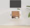 vidaXL - Tv-wandmeubel - 57x34,5x40 - cm - hoogglans - wit