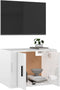 vidaXL - Tv-wandmeubel - 57x34,5x40 - cm - hoogglans - wit