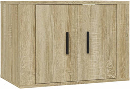 vidaXL - Tv-wandmeubel - 57x34,5x40 - cm - sonoma - eikenkleurig