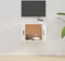 vidaXL - Tv-wandmeubel - 57x34,5x40 - cm - wit
