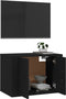 vidaXL - Tv-wandmeubel - 57x34,5x40 - cm - zwart
