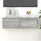 vidaXL - Tv-wandmeubel - 60x26x18,5 - cm - bewerkt - hout - grijs - sonoma - eiken