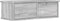 vidaXL - Tv-wandmeubel - 60x26x18,5 - cm - bewerkt - hout - grijs - sonoma - eiken