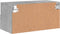 vidaXL - Tv-wandmeubel - 60x30x30 - cm - bewerkt - hout - betongrijs