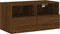 vidaXL - Tv-wandmeubel - 60x30x30 - cm - bewerkt - hout - bruin - eikenkleur