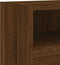 vidaXL - Tv-wandmeubel - 60x30x30 - cm - bewerkt - hout - bruin - eikenkleur