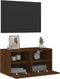 vidaXL - Tv-wandmeubel - 60x30x30 - cm - bewerkt - hout - bruin - eikenkleur