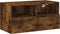 vidaXL - Tv-wandmeubel - 60x30x30 - cm - bewerkt - hout - gerookt - eikenkleurig