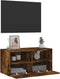 vidaXL - Tv-wandmeubel - 60x30x30 - cm - bewerkt - hout - gerookt - eikenkleurig