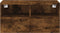 vidaXL - Tv-wandmeubel - 60x30x30 - cm - bewerkt - hout - gerookt - eikenkleurig