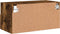 vidaXL - Tv-wandmeubel - 60x30x30 - cm - bewerkt - hout - gerookt - eikenkleurig