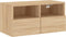 vidaXL - Tv-wandmeubel - 60x30x30 - cm - bewerkt - hout - sonoma - eikenkleurig