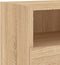 vidaXL - Tv-wandmeubel - 60x30x30 - cm - bewerkt - hout - sonoma - eikenkleurig