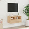 vidaXL - Tv-wandmeubel - 60x30x30 - cm - bewerkt - hout - sonoma - eikenkleurig