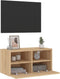 vidaXL - Tv-wandmeubel - 60x30x30 - cm - bewerkt - hout - sonoma - eikenkleurig
