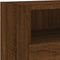vidaXL - Tv-wandmeubel - 80x30x30 - cm - bewerkt - hout - bruin - eikenkleur