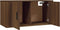 vidaXL - Tv-wandmeubel - 80x34,5x40 - cm - bruin - eikenkleur