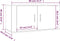vidaXL - Tv-wandmeubel - 80x34,5x40 - cm - gerookt - eikenkleurig