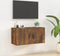 vidaXL - Tv-wandmeubel - 80x34,5x40 - cm - gerookt - eikenkleurig