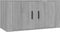 vidaXL - Tv-wandmeubel - 80x34,5x40 - cm - grijs - sonoma - eikenkleurig