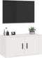 vidaXL - Tv-wandmeubel - 80x34,5x40 - cm - wit