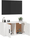 vidaXL - Tv-wandmeubel - 80x34,5x40 - cm - wit