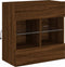 vidaXL - Tv-wandmeubel - met - LED - 58,5x30x60,5 - cm - bruin - eikenkleur