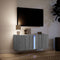 vidaXL - Tv-wandmeubel - met - LED - 80x31x35 - cm - grijs - sonoma - eikenkleurig