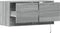 vidaXL - Tv-wandmeubel - met - LED - 80x31x35 - cm - grijs - sonoma - eikenkleurig