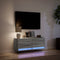 vidaXL - Tv-wandmeubel - met - LED-verlichting - 100x31x35 - cm - grijs - sonoma