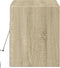 vidaXL - Tv-wandmeubel - met - LED-verlichting - 100x31x35 - cm - sonoma - eiken