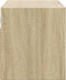 vidaXL - Tv-wandmeubel - met - LED-verlichting - 100x31x35 - cm - sonoma - eiken