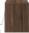 vidaXL - Tv-wandmeubel - met - LED-verlichting - 100x31x35 - cm - bruin - eikenkleur