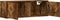 vidaXL - Tv-wandmeubel - met - LED-verlichting - 100x31x35 - cm - gerookt - eiken