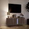 vidaXL - Tv-wandmeubel - met - LED-verlichting - 100x31x35 - cm - bruin - eikenkleur