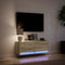 vidaXL - Tv-wandmeubel - met - LED-verlichting - 100x31x35 - cm - sonoma - eiken