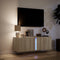 vidaXL - Tv-wandmeubel - met - LED-verlichting - 100x31x35 - cm - sonoma - eiken