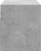 vidaXL - Tv-wandmeubel - met - LED-verlichting - 100x31x35 - cm - betongrijs
