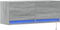 vidaXL - Tv-wandmeubel - met - LED-verlichting - 100x31x35 - cm - grijs - sonoma