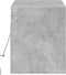 vidaXL - Tv-wandmeubel - met - LED-verlichting - 100x31x35 - cm - betongrijs