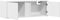 vidaXL - Tv-wandmeubel - met - LED-verlichting - 100x31x35 - cm - wit