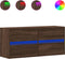 vidaXL - Tv-wandmeubel - met - LED-verlichting - 100x31x45 - cm - bruin - eikenkleur