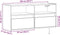 vidaXL - Tv-wandmeubel - met - LED-verlichting - 100x31x45 - cm - sonoma - eiken