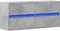 vidaXL - Tv-wandmeubel - met - LED-verlichting - 100x31x45 - cm - betongrijs